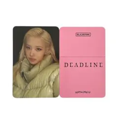 BLACKPINK DEADLINE withmuu リサ トレカ ブルピン - メルカリ