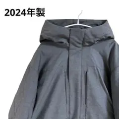 ユニクロ　ハイブリッドダウンパーカ　グレー　Mサイズ　2024年製