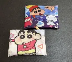 【新品】　大容量　エコバッグ　 軽量　キャラクター　クレヨンしんちゃん　2点