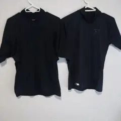 Mizuno & Under Armour 黒アンダーシャツ Lサイズ2枚セット