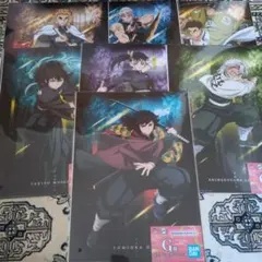 一番くじ　鬼滅の刃　G賞 クリアポスター7枚セット