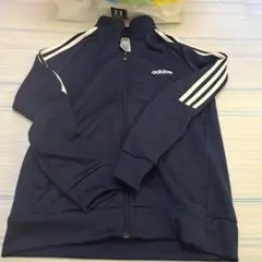 未使用adidas ジップアップジャケット 160 ネイビー