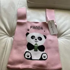 HUNDRED リトルバッグ HRH-NT501 パンダデザイン ピンク