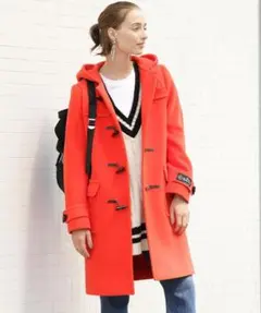 美品 ビューティ＆ユース パイルメルトンダッフルコート M