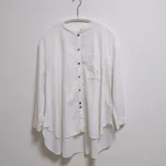 CLANE 2WAY ピンタックドレスシャツ バンドカラー 長袖 サイズ1 - メルカリ