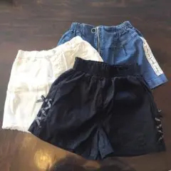 キッズ　ショートパンツ 140cm 3点セット