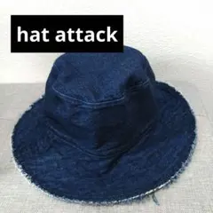 【hat attack】デニム バケットハット ユニセックス ハットアタックのサムネイル