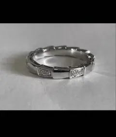 BVLGARI セルペンティ ヴァイパー リング ホワイトゴールド サイズ47 