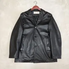 BALMAIN　羊革　ミドル丈　レザージャケット　Мサイズ