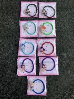 美少女戦士セーラームーン　アクリルヘアゴム　9個セット