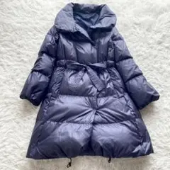 【美品】theory セオリー ロングダウンコート ショールカラー Aライン