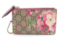 GUCCI ブルームス キーポーチ ピンク GGスプリームキャンバス