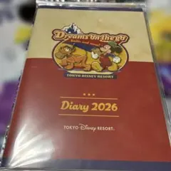【新品】Tokyo Disney Resort 2026 Diary シール付