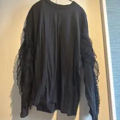 今週末限定 Keisuke Kanda ガーゼシャツ ブラックピンク - メルカリ