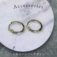 S925シルバー フープピアス 十字架 クロス レディース メンズ ペア