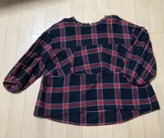 ★【niko and...】ニコアンド チェックブラウス・カットソー サイズ③★