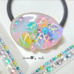 レジンヘアゴム メロンクリームソーダ - メルカリ