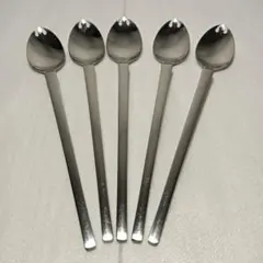 LUCKY WOOD ラッキーウッド 18-8 ステンレス スプーン 6本セット