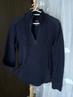 Armani Exchange ネイビー ハーフジップ スエットXSのサムネイル