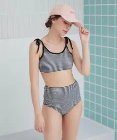 ストライプ セパレート水着 Mサイズ