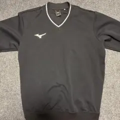 Mizuno Vネック 黒ウェアSサイズ