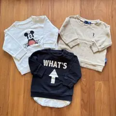 ユニクロ ベルメゾン イーストボーイ 長袖 トレーナー 80 3枚 春