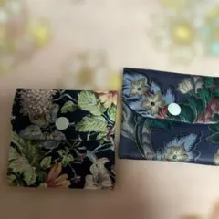 お値下げ❣️ハンドメイド❣️花柄マルチケース 2点セット