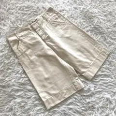 希少✨ラルフローレン【M相当】ワイドハーフパンツ チノショーツ/ボタンフライのサムネイル