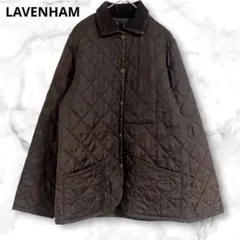 ラベンハム　ブラウン　キルティングジャケット　薄手ジャンパー　M アウター