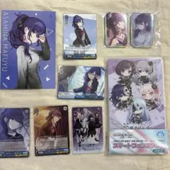 プロセカ　朝比奈まふゆ　スマホスタンド　スクエアバッジ　カードセットのサムネイル