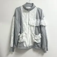 merry jenny レーストラックジャケット グレー