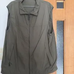 「値引き交渉あり⭕️」オリーブグリーン ジップアップベスト