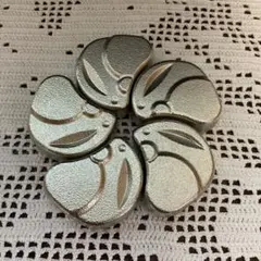 ウサギ型金属製箸置き5個セット