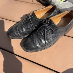 リーガル　ウイングチップ　ガラスレザー