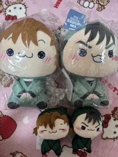 忍たま乱太郎 もちぴこBIGぬいぐるみ セット売り フリューくじ 忍たま乱太郎 もちぴこBIGぬいぐるみ 善法寺伊作 セット