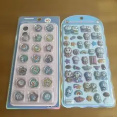 ドラえもん　シール2セット　キラコロ　コットンパフィー　新品未開封