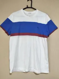 Abercrombie & Fitch ストライプ Tシャツ M ホワイト