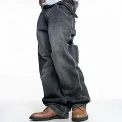 BEN DAVIS ペインター ワークパンツ カーゴパンツ ブラック デニムのサムネイル