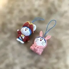 DORAEMON ドラえもん ストラップセット 海賊とウサギ