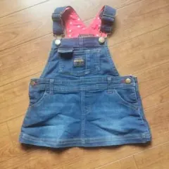 デニムサロペットスカート