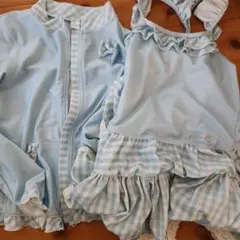 メゾピアノ水着とラッシュガードセット 140cm