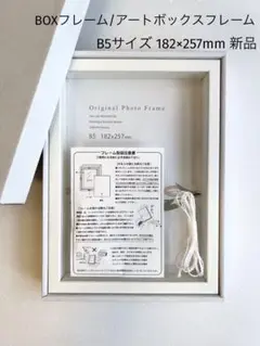 新品 BOXフレーム アートボックスフレーム B5サイズ 182×257mm