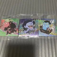 ワンピースウエハース　フィッシャータイガー　アーロン　ジンベイ