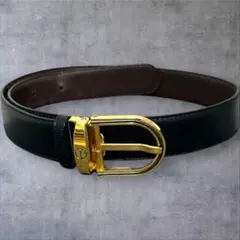 C274/dunhill ダンヒル ベルト レザー ブラック ビジネス