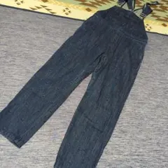 niko and… オーバーオール　サロペット　デニム　ニコアンド　苺刺繍