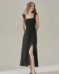 【新品】 ZARA♡人気商品 ミディ ワンピース 夏ワンピースのサムネイル