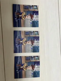 香港ディズニー　非売品シール　ウッディ