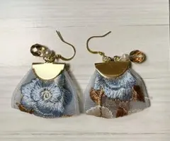 インド刺繍ピアス④