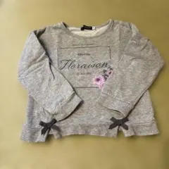 BeBe トレーナー グレー 100