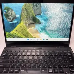 富士通 FUJITSU ノートパソコン 本体 ブラックのサムネイル